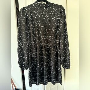 BP Black and White Polka Dot Fabric